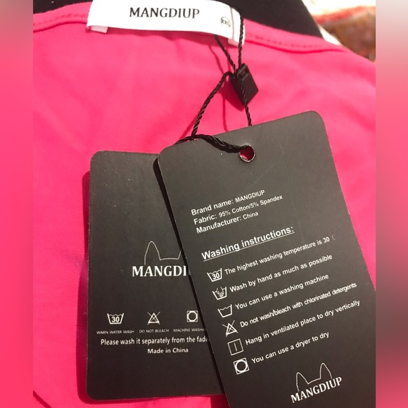 XXL teal and hot pink bodysuits nwt - Picture 4 of 4